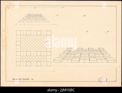 Böhmer Franz (1907-1943), performing geometry (July 26, 1926): Performing geometry. Ink on cardboard, 50.4 x 70.4 cm (including scan edges) Stock Photo
