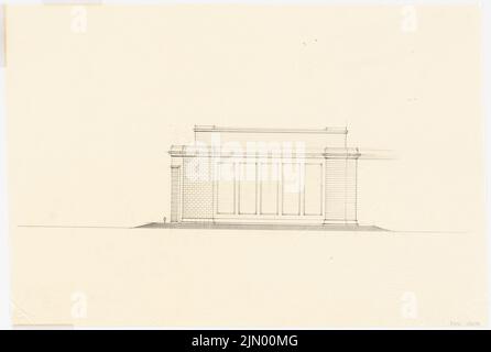 Böhmer Franz (1907-1943), Stadium in Poznan (1941-1941): View. Pencil on transparent, 45.6 x 67.8 cm (including scan edges) Stock Photo