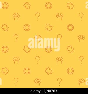 Find target abstract seamless pattern Stock Vector