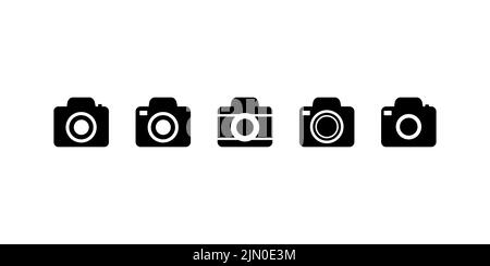 Camera icon isolated sign symbol vector illustration - Collection of high quality black style vector icons Stock Vector