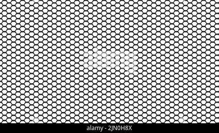 Hexagonal pattern mesh with gradient to imitate depth Stock Vector