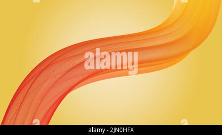 Blending colored curves giving the sensation of linear motion Stock Vector