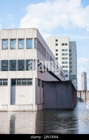 Cell Block Sign At A Prison Stock Photo - Alamy