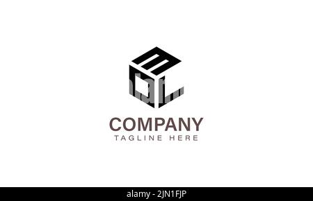 Letter MOL Logo, Three Letter Logo, Alphabet M O L Hexagon Shape Vector Icon Template Stock Vector