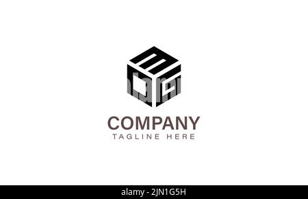 Letter MOG Logo, Three Letter Logo, Alphabet M O G Hexagon Shape Vector Icon Template Stock Vector