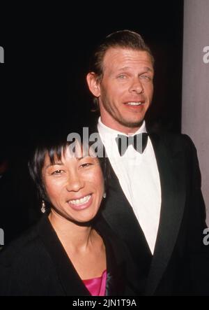 Marc Singer and wife Haunani Minn Circa 1990's Credit: Ralph Dominguez