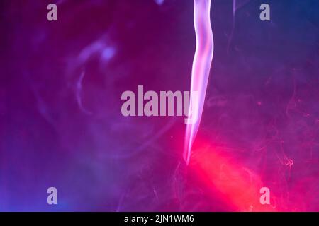 Smoke photographed in the studio with copy space and background Stock Photo