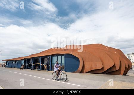 Littlehampton, July 21st 2022: The East Beach Cafe Stock Photo