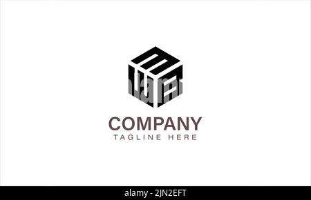 Letter MWB Logo, Three Letter Logo, Alphabet M W B Hexagon Shape Vector Icon Template Stock Vector