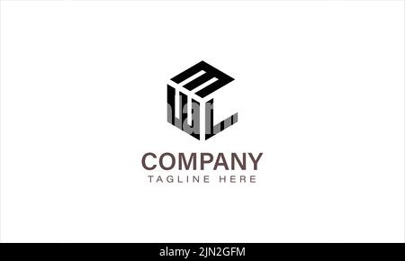 Letter MWL Logo, Three Letter Logo, Alphabet M W L Hexagon Shape Vector Icon Template Stock Vector
