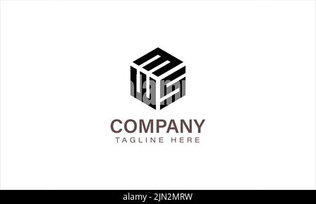 Letter MWS Logo, Three Letter Logo, Alphabet M W S Hexagon Shape Vector Icon Template Stock Vector
