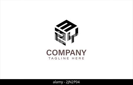 Letter MZY Logo, Three Letter Logo, Alphabet M Z Y Hexagon Shape Vector Icon Template Stock Vector