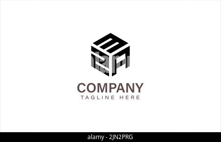 Letter MZA Logo, Three Letter Logo, Alphabet M Z A Hexagon Shape Vector Icon Template Stock Vector