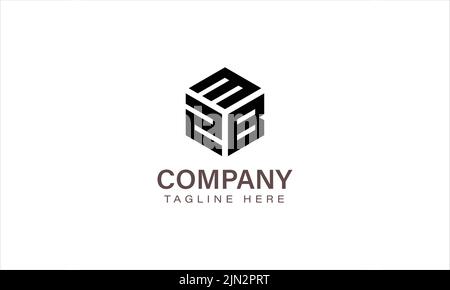 Letter MZB Logo, Three Letter Logo, Alphabet M Z B Hexagon Shape Vector Icon Template Stock Vector