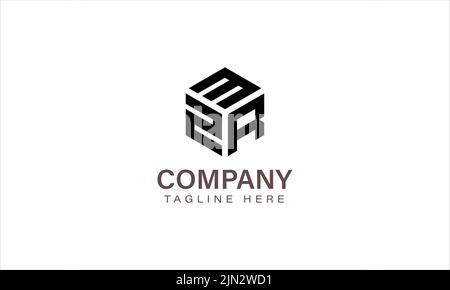 Letter MZR Logo, Three Letter Logo, Alphabet M Z R Hexagon Shape Vector Icon Template Stock Vector