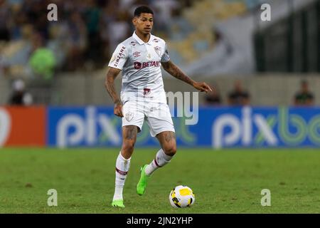 Rio de Janeiro, Brazil. 8th August, 2022. MARRONY of Fluminense during the match between Fluminense and Cuiaba as part of Brasileirao Serie A 2022 at Maracana Stadium on August 08, 2022 in Rio de Janeiro, Brazil. Credit: Ruano Carneiro/Carneiro Images/Alamy Live News Stock Photo