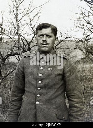 World War 1. German Infantry At The Edge Of A Forest Awaiting The ...