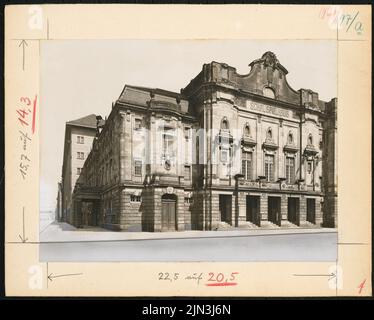 Bernhard Sehring (1855-1941, as an architect): Schauspielhaus, Düsseldorf Stock Photo