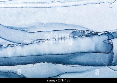 Blue Silver Abstract Background of Marble Liquid Ink Art Painting on Paper  . Stock Illustration - Illustration of wallpaper, paint: 229125140
