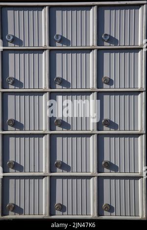 Community mailboxes, Quebec, Canada. Stock Photo