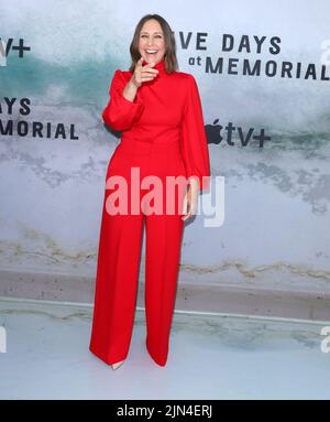 Los Angeles, USA. 08th Aug, 2022. Vera Farmiga arrives at The Red Carpet Premiere Event for the Apple TV  Limited Series Five Days at Memorial held at The DGA Theater in Los Angeles, CA on Monday, August 8, 2022 . (Photo By Juan Pablo Rico/Sipa USA) Credit: Sipa USA/Alamy Live News Stock Photo
