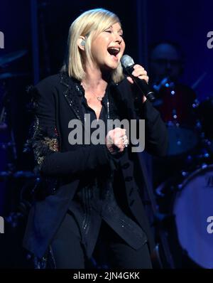 ATLANTA, GA - April 9, 2017: Olivia Newton-John performs at Cobb Energy Center in Atlanta, Georgia on April 9, 2017. CREDIT: Chris McKay / MediaPunch Stock Photo