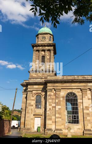 St Mary Magdelane Church in Bridgnorth, Shropshire, UK on a blue sky summer day Stock Photo