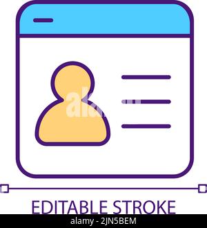 RGB color profile icon, cartoon style Stock Vector Image & Art - Alamy
