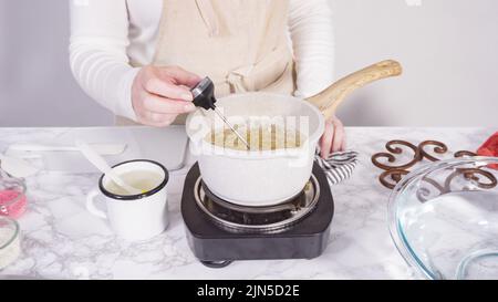 Homemade lollipops Stock Photo