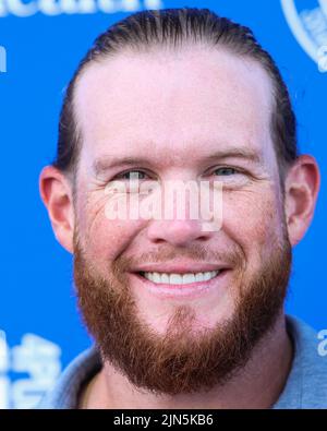 Los Angeles Dodgers' Craig Kimbrel during a baseball game against the San  Francisco Giants in San Francisco, Wednesday, Aug. 3, 2022. (AP Photo/Jeff  Chiu Stock Photo - Alamy