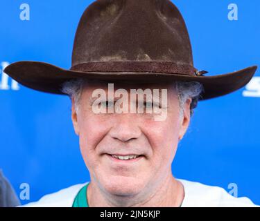 Los Angeles, United States. 08th Aug, 2022. ELYSIAN PARK, LOS ANGELES, CALIFORNIA, USA - AUGUST 08: American actor Will Ferrell arrives at Kershaw's Challenge Ping Pong 4 Purpose 2022 held at Dodger Stadium on August 8, 2022 in Elysian Park, Los Angeles, California, United States. (Photo by Xavier Collin/Image Press Agency) Credit: Image Press Agency/Alamy Live News Stock Photo