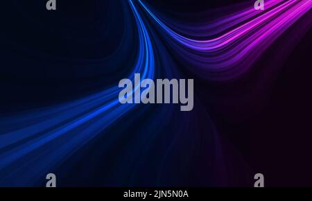 Abstract modern blue and pink flow background with high-speed movement lines concept. Vector illustration Stock Vector
