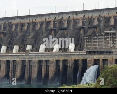 Itaipu hydroelectric dam Stock Photo