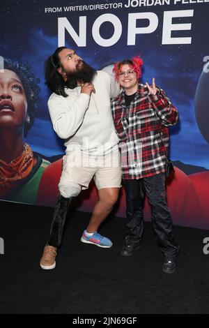August 9, 2022: MEISSA MASON (R) attends the 'NOPE' Sydney Launch Screening at Event Cinemas George St on August 9, 2022 in Sydney, NSW Australia  (Credit Image: © Christopher Khoury/Australian Press Agency via ZUMA  Wire) Stock Photo