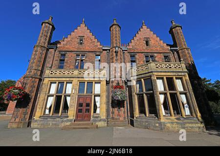 Walton Hall,country house in Walton Gardens park, Warrington, Cheshire,England,UK Stock Photo