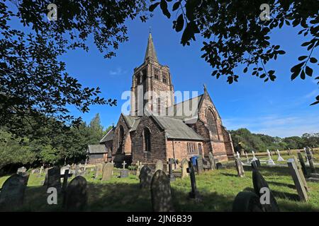 St John the Evangelist anglican church, Walton village, Warrington,Cheshire, England, UK Stock Photo