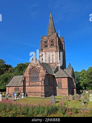 St John the Evangelist anglican church, Walton village, Warrington,Cheshire, England, UK Stock Photo