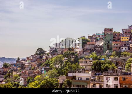 Details of the hill of pleasures in Rio de Janeiro - brazil Stock Photo