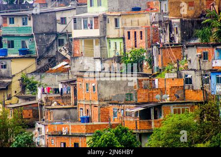 Details of the hill of pleasures in Rio de Janeiro - brazil Stock Photo