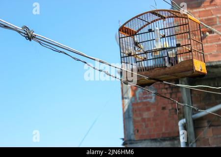 Details of the Cantagalo favela Stock Photo