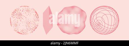 Abstract composition with simple geometric figures. Modern art graphics. Cover design template. Vector for cover, brochure or flyer. Stock Vector