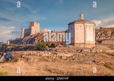 Rocca Calascio, L'Aquila, Abruzzo, Italy Stock Photo