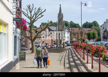 Burton Memorial, High Street, Daventry, Northamptonshire, England, United Kingdom Stock Photo