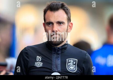 Danny Schofield the Huddersfield Town manager Stock Photo