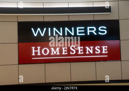 Winners Homesense Store in Metrotown Mall Burnaby, BC Canada Stock Photo