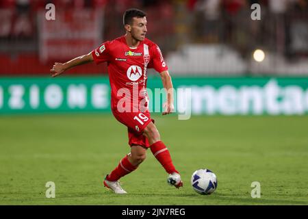 Monza, Italy, 7th August 2022. Samuele Birindelli of AC Monza during the Coppa Italia match at U-Power Stadium, Monza. Picture credit should read: Jonathan Moscrop / Sportimage Stock Photo