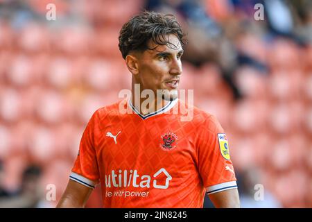 Theo Corbeanu 25 of Blackpool during the game Stock Photo Alamy