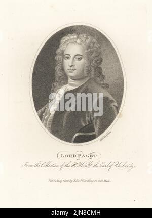 Thomas Catesby Paget or Pagett, 1689-1742, English poet, writer and ...