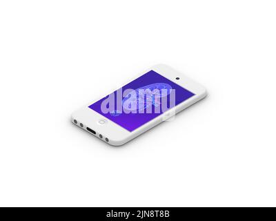 Nephrologist isometric 3d illustration concept for banner, website, landing page, ads,mobile apps, online medical assistance, graphic Stock Photo
