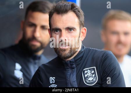 Danny Schofield the Huddersfield Town manager Stock Photo